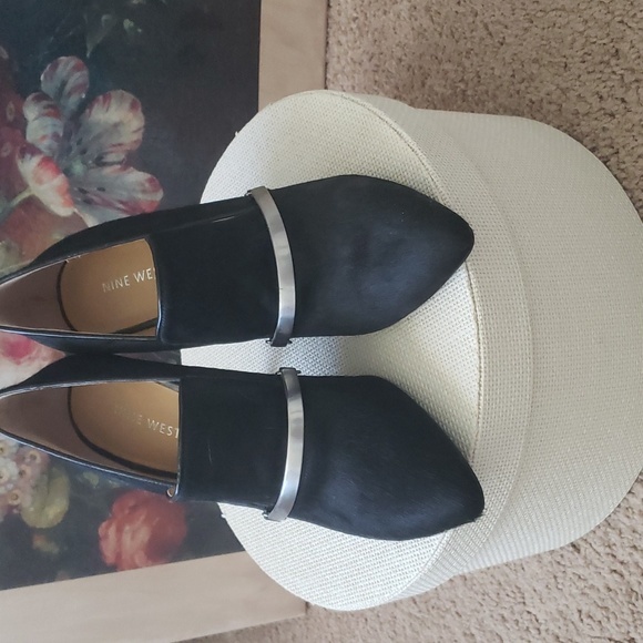 Nine West Faux Hair Heels - Picture 2 of 7